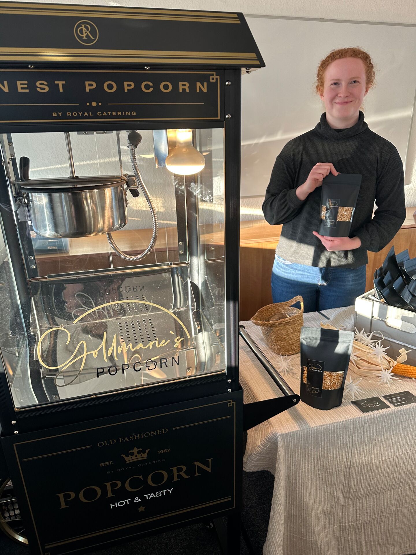 Annemarie Möller baut Popkornmais in Frielendorf-Gebersdorf an (Goldmarie‘s Popcorn) / Foto: VGZ Schwalm-Eder